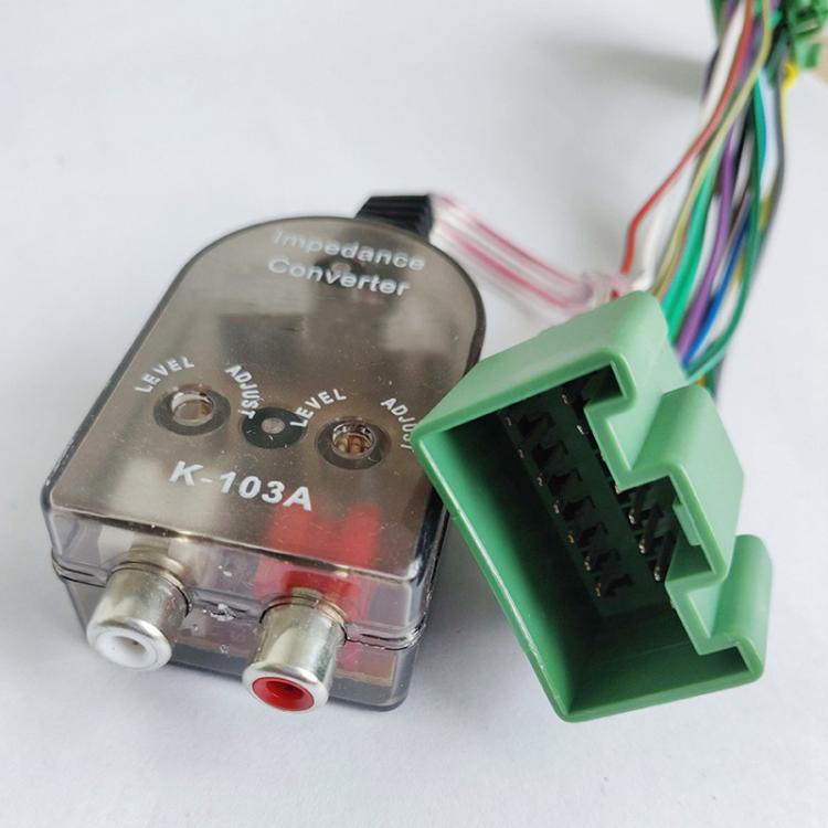 Cablaggio per subwoofer e adattatore per amplificatore, convertitore da alto a basso, cablaggio per Buick / GM / GMC / Chevrolet, For Buick / GM / GMC / Chevrolet