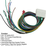 Cablaggio autoradio con connettore stereo e bypass amplificatore per LEXUS IS300 2001-2005, For LEXUS IS300 2001-2005