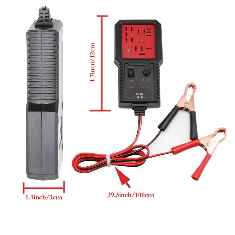 Tester per relè automobilistici 12V Analizzatore universale di relè Tester per relè a 4 e 5 pin