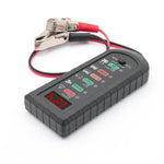 Tester di tensione per batterie auto da 12V/24V