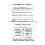 Tester di tensione per batterie auto da 12V/24V