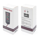 Tester di tensione per batterie auto da 12V/24V
