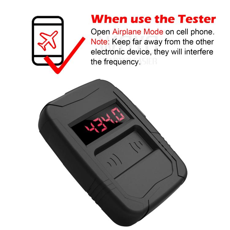WOYO PL001 Tester per telecomandi auto 10-1000 MHz RF IR Infrarossi Wireless Digitale Tester per la clonazione di telecomandi per chiavi di portiere di camion, PL001
