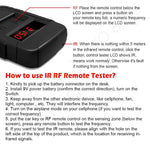 WOYO PL001 Tester per telecomandi auto 10-1000 MHz RF IR Infrarossi Wireless Digitale Tester per la clonazione di telecomandi per chiavi di portiere di camion, PL001