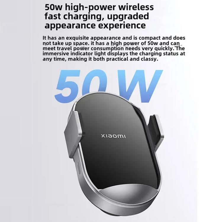 Supporto per caricabatterie wireless da auto Xiaomi da 50 W