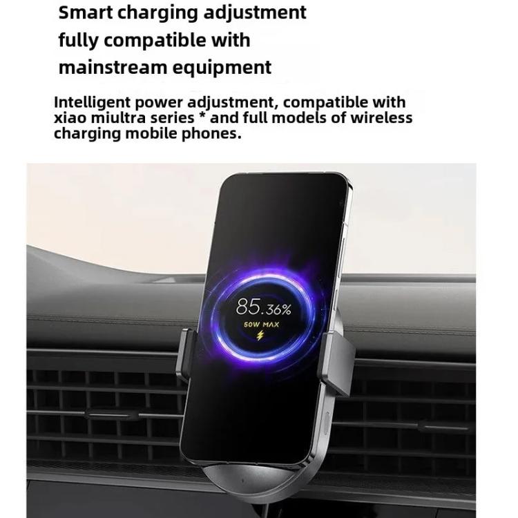 Supporto per caricabatterie wireless da auto Xiaomi da 50 W