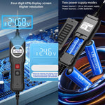 Tester per circuiti elettrici P100 5V-40V, doppia alimentazione, lunghezza cavo: 1,53 m, P100