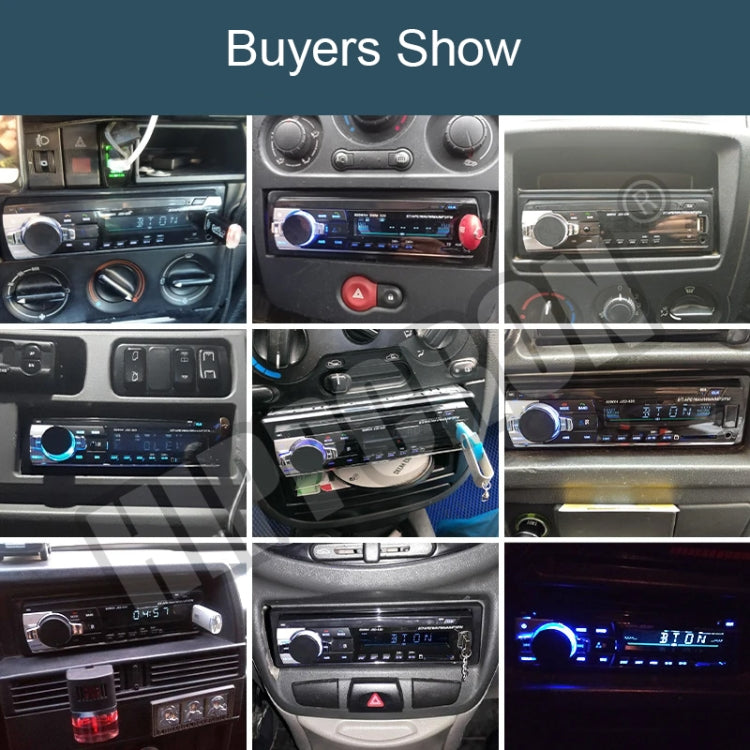 JSD-520 Autoradio Lettore MP3 Audio Supporto Bluetooth Chiamate Vivavoce / FM / USB / SD, Versione Spina UE, JSD-520, EU Plug Version