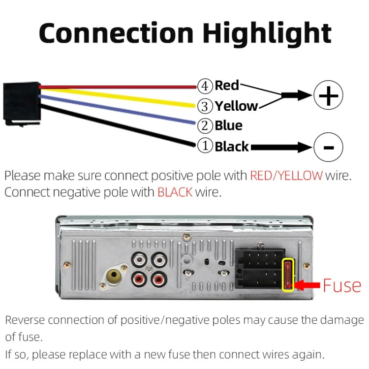 JSD-520 Autoradio Lettore MP3 Audio Supporto Bluetooth Chiamate Vivavoce / FM / USB / SD, Versione Spina UE, JSD-520, EU Plug Version