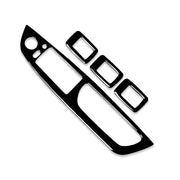 Pannello alzacristalli per finestrino con guida a destra + adesivo decorativo pulsante di avvio per BMW X5 E70 2008-2013 / X6 E71 2009-2014, Window Lift Panel, Right