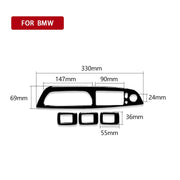 Pannello alzacristalli per finestrino con guida a destra + adesivo decorativo pulsante di avvio per BMW X5 E70 2008-2013 / X6 E71 2009-2014, Window Lift Panel, Right