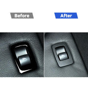 Pannello alzacristalli per finestrino con guida a destra + adesivo decorativo pulsante di avvio per BMW X5 E70 2008-2013 / X6 E71 2009-2014, Window Lift Panel, Right