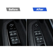 Pannello alzacristalli per finestrino con guida a destra + adesivo decorativo pulsante di avvio per BMW X5 E70 2008-2013 / X6 E71 2009-2014, Window Lift Panel, Right