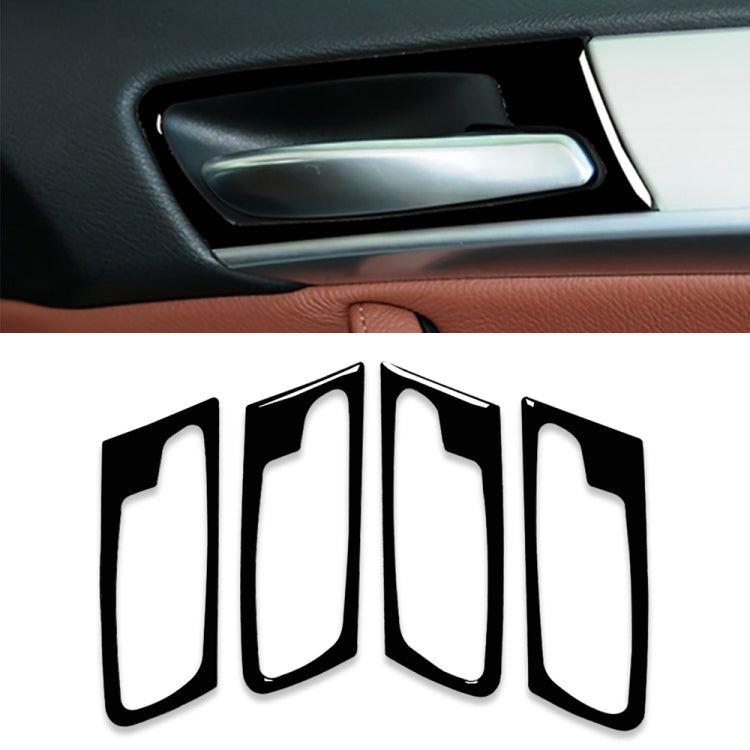 Set da 4 pezzi per BMW X5 E70 2008-2014 Adesivo decorativo per maniglia della portiera dell'auto, guida a destra e a sinistra universale, Door Handle