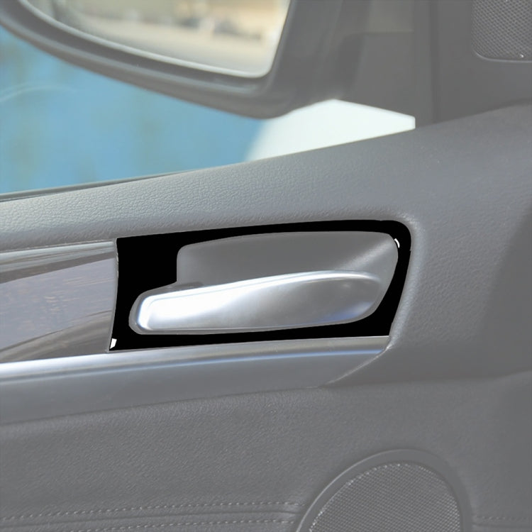 Set da 4 pezzi per BMW X5 E70 2008-2014 Adesivo decorativo per maniglia della portiera dell'auto, guida a destra e a sinistra universale, Door Handle