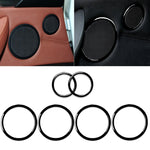 Set 6 Adesivi Anello Corno Porta per BMW X5 E70 X6 E71