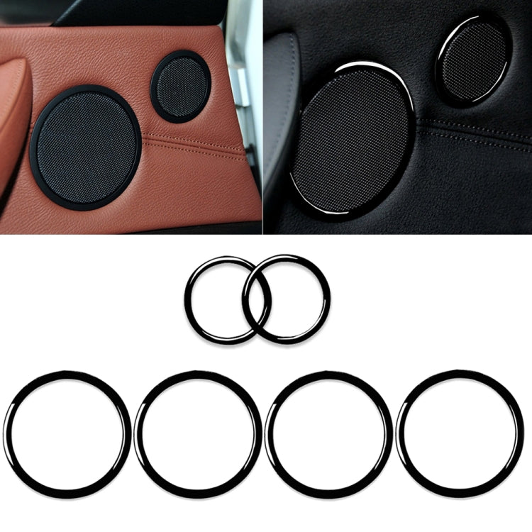 Set 6 Adesivi Anello Corno Porta per BMW X5 E70 X6 E71