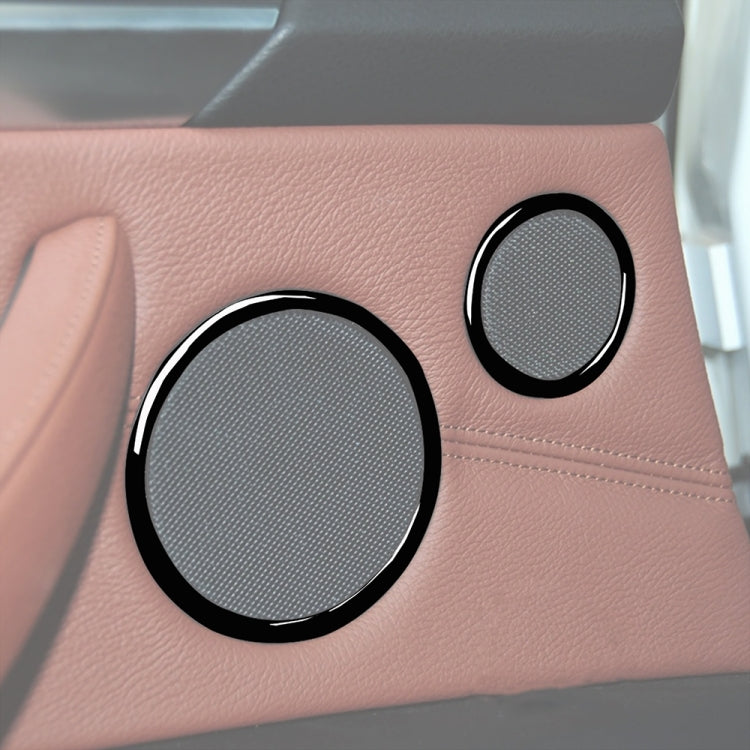 Set 6 Adesivi Anello Corno Porta per BMW X5 E70 X6 E71