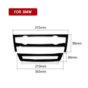 Set di adesivi decorativi per condizionatore d'aria per BMW E70 X5 2008-2013 / E71 X6 2009-2014, guida a destra e a sinistra universale, Air Conditioner