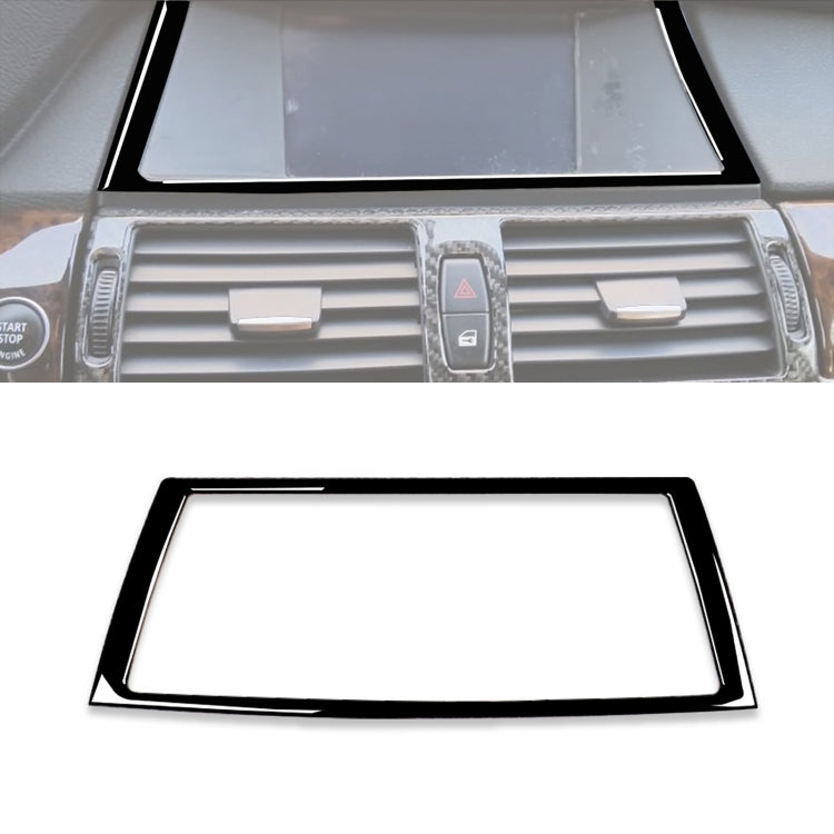 Adesivo decorativo per cornice di navigazione per auto per BMW X5 E70 2008-2013 / X6 E71 2009-2014, guida a destra e a sinistra universale, Navigation Frame