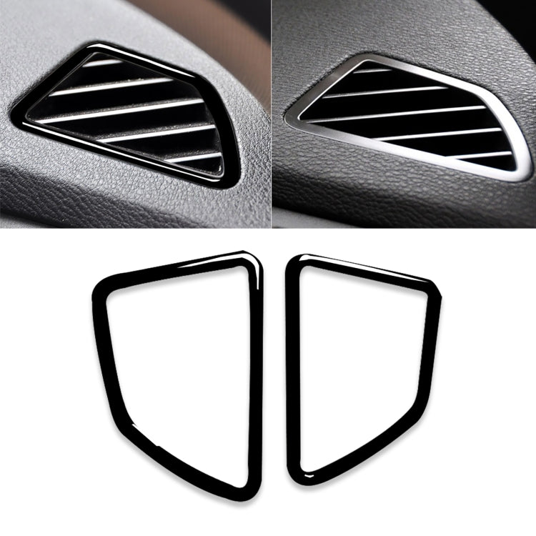 2 pz/set Auto Guida A Destra Cruscotto Uscita Aria Cornice Adesivo Decorativo per BMW X5 E70 / X6 E71 2008-2013, Guida Sinistra e Destra Universale, Right Drive Dashboard Air Outlet