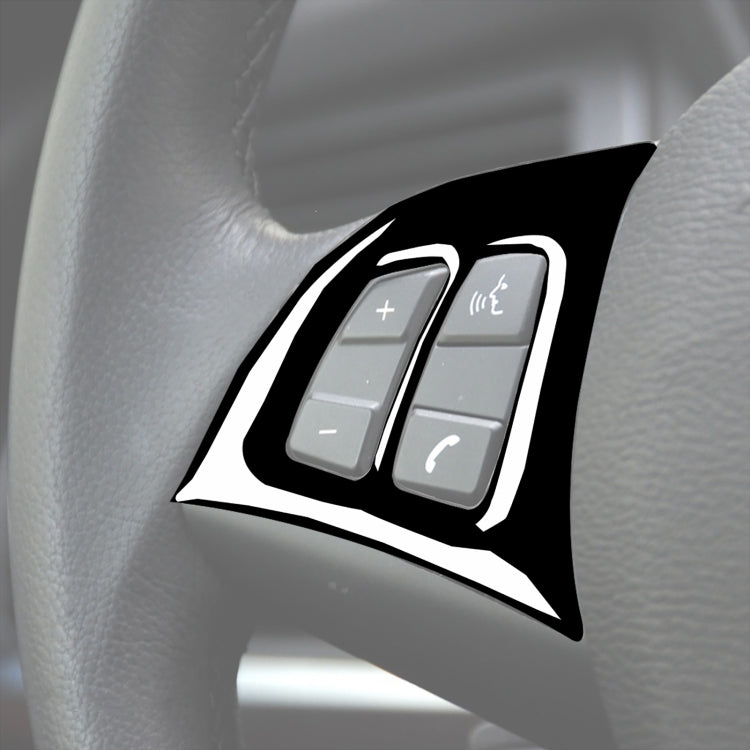 Adesivo decorativo per pulsanti sul volante dell'auto per BMW E70 X5 2008-2013, guida a destra e a sinistra universale, Steering Wheel Buttons
