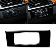 Adesivo decorativo per pannello interruttori fari con guida a sinistra per BMW E70 X5 / E71 X6 2008-2013, Left Drive Headlight Switch