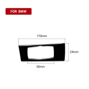 Adesivo decorativo per pannello interruttori fari con guida a sinistra per BMW E70 X5 / E71 X6 2008-2013, Left Drive Headlight Switch