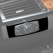 Adesivo decorativo per pannello interruttori fari con guida a sinistra per BMW E70 X5 / E71 X6 2008-2013, Left Drive Headlight Switch