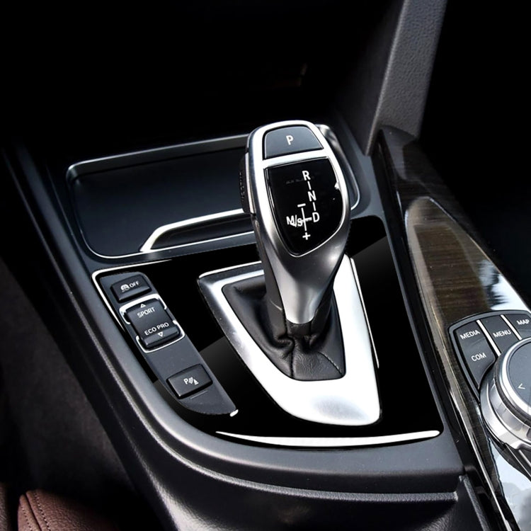 Adesivo decorativo per pannello ingranaggi guida sinistra per BMW Serie 3 F30 2013-2017 / Serie 3GT F34 2013-2017, For Series 3 F30 / 3GT F34, Left Drive