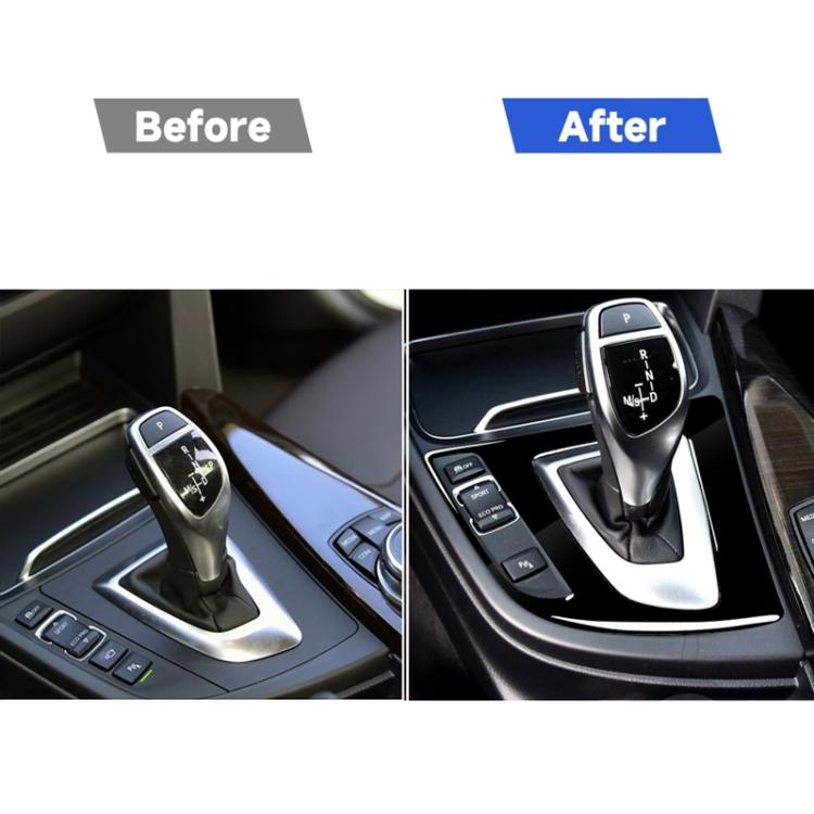 Adesivo decorativo per pannello ingranaggi guida sinistra per BMW Serie 3 F30 2013-2017 / Serie 3GT F34 2013-2017, For Series 3 F30 / 3GT F34, Left Drive