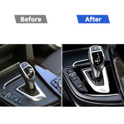 Adesivo decorativo per pannello ingranaggi guida sinistra per BMW Serie 3 F30 2013-2017 / Serie 3GT F34 2013-2017, For Series 3 F30 / 3GT F34, Left Drive
