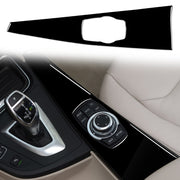 Adesivo decorativo per pannello multimediale con guida a sinistra per BMW Serie 3 F30 2013-2018 / Serie 3GT F34 2014-2018 / Serie 4 F33 F34 F36 2014-2018, For Series 3 F30 / 3GT F34 / 4 F33 F34 F36, Left Drive