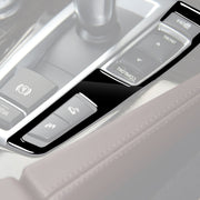 Adesivo decorativo a doppia chiave per pannello ingranaggi con guida destra per BMW Serie 5 F10 2011-2017, For Series 5 F10 Double Key, Right Drive