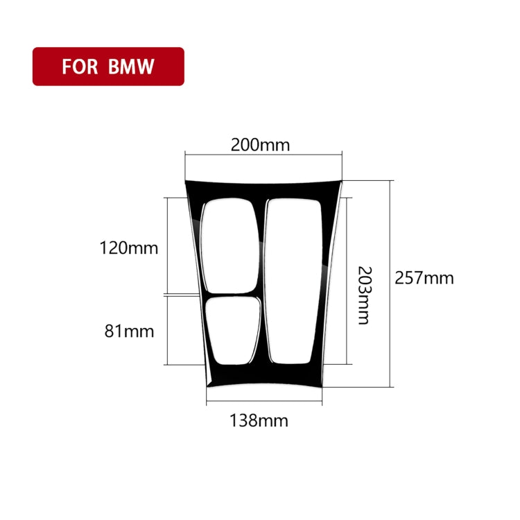 Adesivo decorativo per pannello ingranaggi con guida a destra per auto, versione USA, per BMW X5 E70 2008-2013 / X6 E71 2009-2014, For X5 E70 / X6 E71 Ver, Right Drive