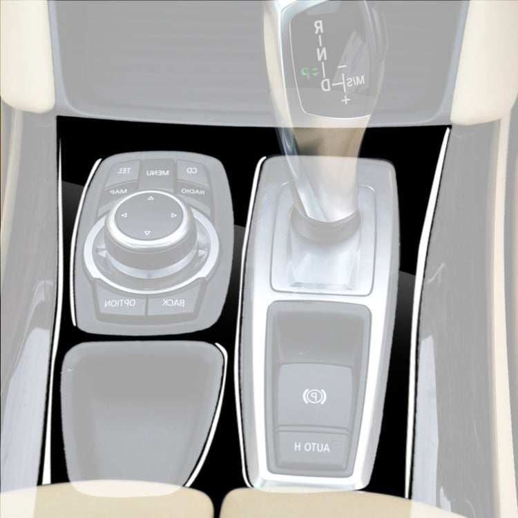 Adesivo decorativo per pannello ingranaggi con guida a destra per auto, versione USA, per BMW X5 E70 2008-2013 / X6 E71 2009-2014, For X5 E70 / X6 E71 Ver, Right Drive