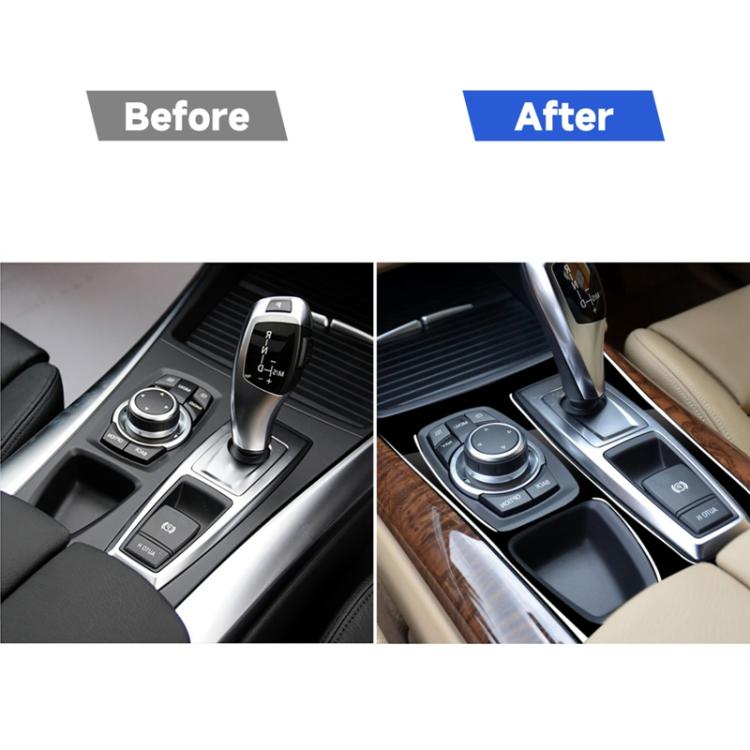 Adesivo decorativo per pannello ingranaggi con guida a destra per auto, versione USA, per BMW X5 E70 2008-2013 / X6 E71 2009-2014, For X5 E70 / X6 E71 Ver, Right Drive