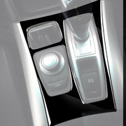Adesivo decorativo per pannello ingranaggi con guida destra per BMW X5 E70 2008-2013 / X6 E71 2009-2014, For X5 E70 / X6 E71 Low Ver, Right Drive