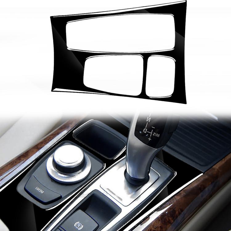 Adesivo decorativo per pannello ingranaggi guida sinistra per BMW X5 E70 2008-2013 / X6 E71 2009-2014, For X5 E70 / X6 E71 Low Ver, Left Drive