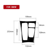 Adesivo decorativo per pannello ingranaggi guida sinistra per BMW X5 E70 2008-2013 / X6 E71 2009-2014, For X5 E70 / X6 E71 Low Ver, Left Drive