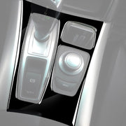 Adesivo decorativo per pannello ingranaggi guida sinistra per BMW X5 E70 2008-2013 / X6 E71 2009-2014, For X5 E70 / X6 E71 Low Ver, Left Drive