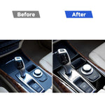 Adesivo decorativo per pannello ingranaggi guida sinistra per BMW X5 E70 2008-2013 / X6 E71 2009-2014, For X5 E70 / X6 E71 Low Ver, Left Drive