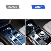 Adesivo decorativo per pannello ingranaggi guida sinistra per BMW X5 E70 2008-2013 / X6 E71 2009-2014, For X5 E70 / X6 E71 Low Ver, Left Drive