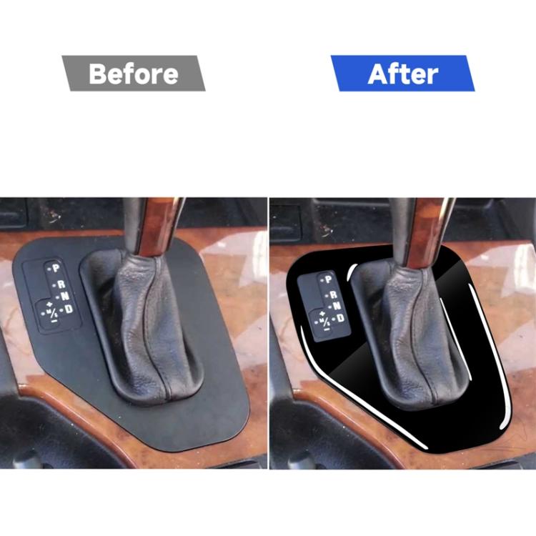Adesivo decorativo per pannello ingranaggi guida sinistra per BMW Serie 5 E39 1995-2003, For Series 5 E39 1995-2003, Left Drive
