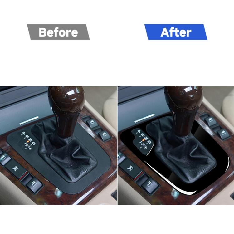 Adesivo decorativo per cornice pannello ingranaggi guida sinistra per BMW Serie 3 E46 1998-2005, For Series 3 E46 1998-2005, Left Drive