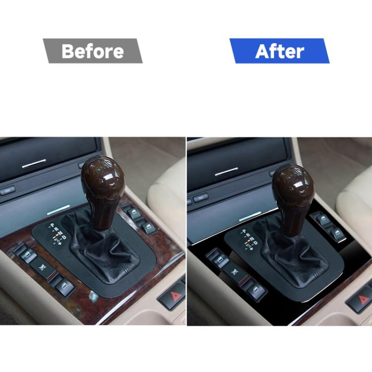 Adesivo decorativo per pannello di controllo centrale con guida a sinistra per BMW Serie 3 E46 1998-2005, For Series 3 E46 1998-2005 Central Control, Left Drive