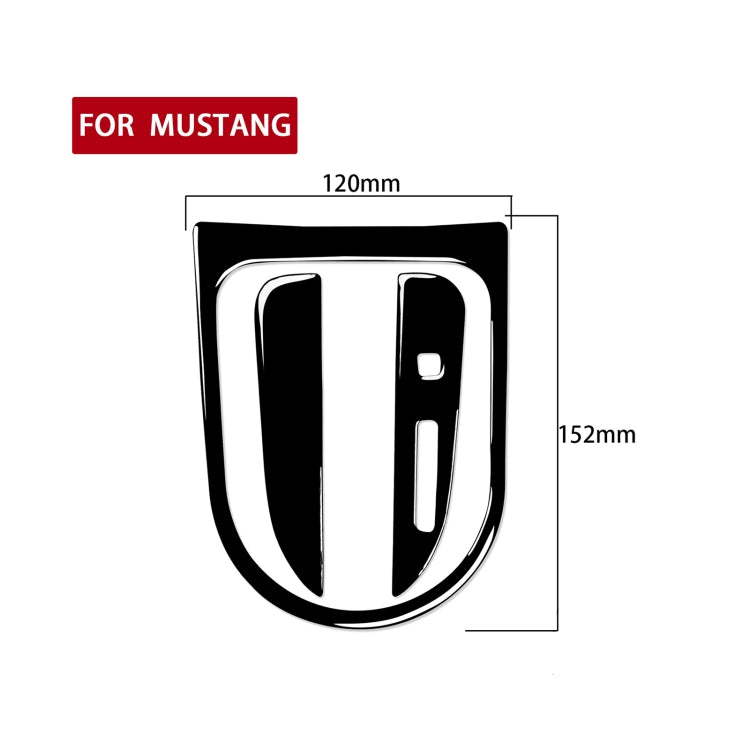 Set adesivi cornice cambio Ford Mustang 2015-2020 guida destra