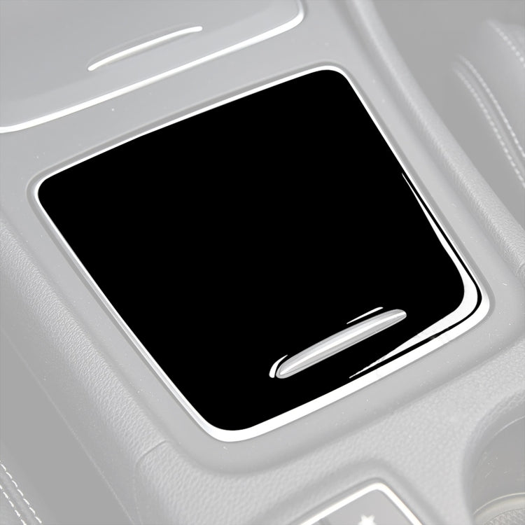 Adesivo decorativo per coperchio della scatola portaoggetti centrale per Mercedes-Benz Classe A 2013-2018 / CLA 2013-2017 / GLA 2015-2018, guida a destra e a sinistra universale, For A-class 2013-2018, Storage Box Cover