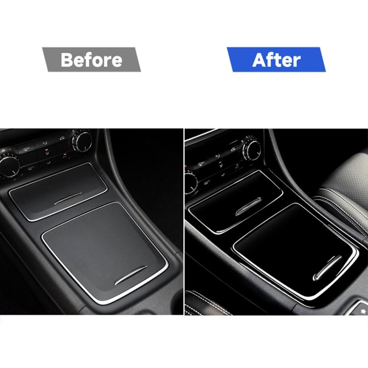 Adesivo decorativo per pannello di controllo centrale dell'auto per Mercedes-Benz Classe A 2013-2018 / CLA 2013-2017 / GLA 2015-2018, guida a destra e a sinistra universale, For A-class 2013-2018, Central Control Panel Set