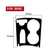 Adesivo decorativo per pannello ingranaggi centrale con guida a sinistra per Mercedes-Benz 2007-2014 Classe C W204 C180 C200 C300 C250 C63 AMG, US Ver., For C-class W204 07-14, Gear Panel, Left Drive